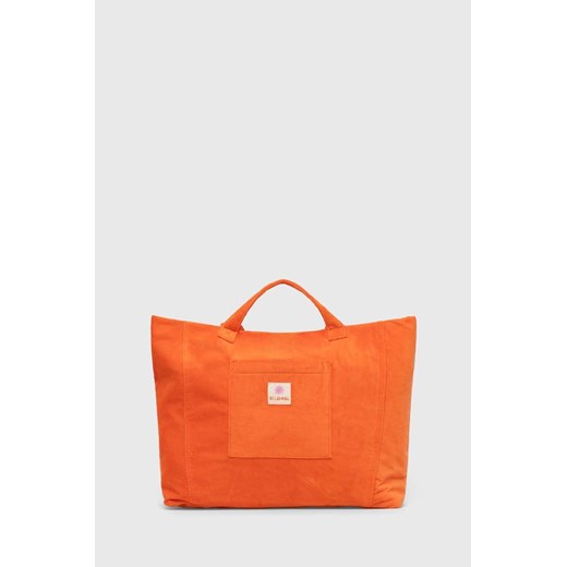 Billabong torba plażowa kolor pomarańczowy EBJBT00105 ze sklepu ANSWEAR.com w kategorii Torby materiałowe - zdjęcie 171011439