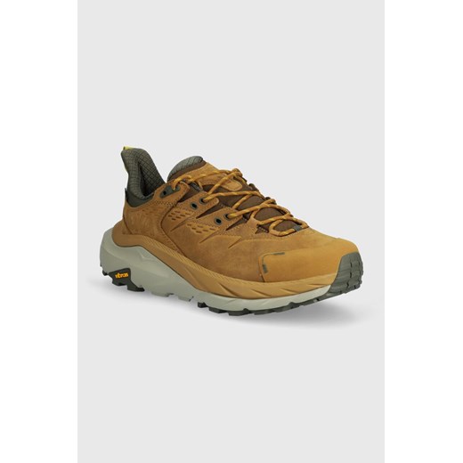 Hoka sneakersy Kaha 2 Low GTX kolor brązowy ze sklepu PRM w kategorii Buty trekkingowe męskie - zdjęcie 171011656