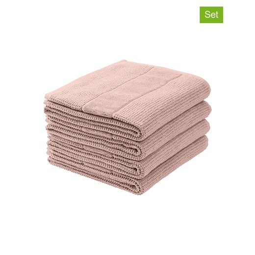 Schiesser Ręczniki (4 szt.) "Turin" w kolorze jasnoróżowym do rąk - id: 15258128 - marki Schiesser - 171012897 Schiesser Ręczniki (4 szt.) "Turin" w kolorze jasnoróżowym do rąk ze sklepu Limango Polska w kategorii Ręczniki - zdjęcie 171012897