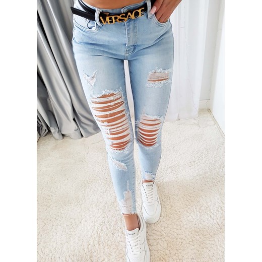 Iwette Fashion jeansy damskie w miejskim stylu 