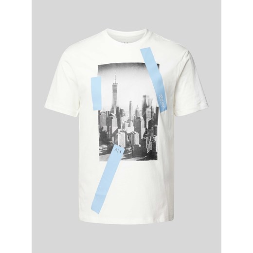 T-shirt z nadrukiem z logo ze sklepu Peek&Cloppenburg  w kategorii T-shirty męskie - zdjęcie 171013669