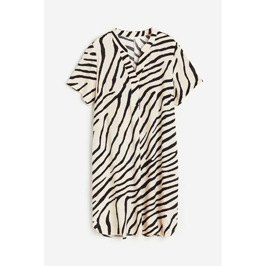 H & M - Tunika z dekoltem w serek - Beżowy ze sklepu H&M w kategorii Bluzki damskie - zdjęcie 171013709