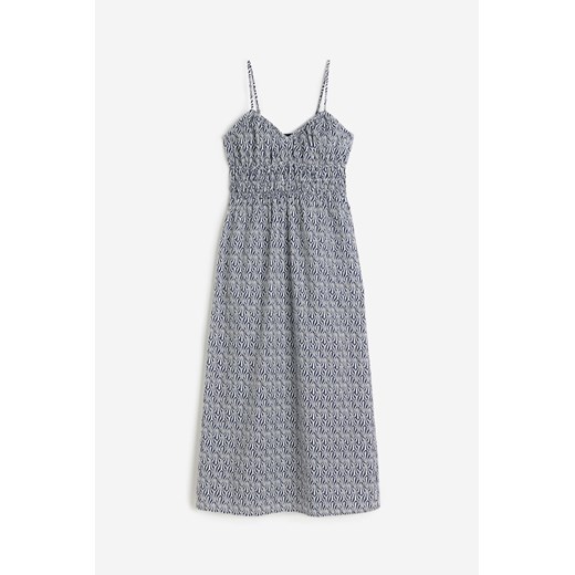 H & M - Sukienka z elastycznym marszczeniem - Niebieski H & M XL H&M