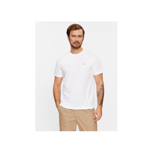 Gant T-Shirt Shield 2003184 Biały Regular Fit ze sklepu MODIVO w kategorii T-shirty męskie - zdjęcie 171014247