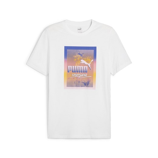 PUMA T-Shirt męski Graphics Photoprint biały ze sklepu taniesportowe.pl w kategorii T-shirty męskie - zdjęcie 171014775