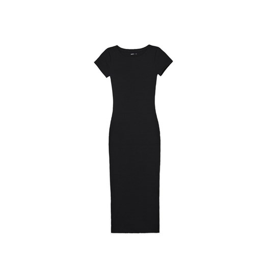 Cropp - Czarna sukienka maxi - czarny ze sklepu Cropp w kategorii Sukienki - zdjęcie 171016749