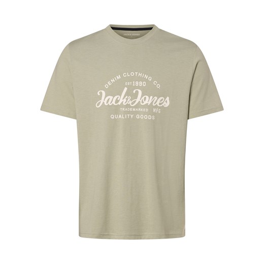 Jack & Jones Koszulka męska - JJForest Mężczyźni Bawełna seledynowy nadruk ze sklepu vangraaf w kategorii T-shirty męskie - zdjęcie 171017409