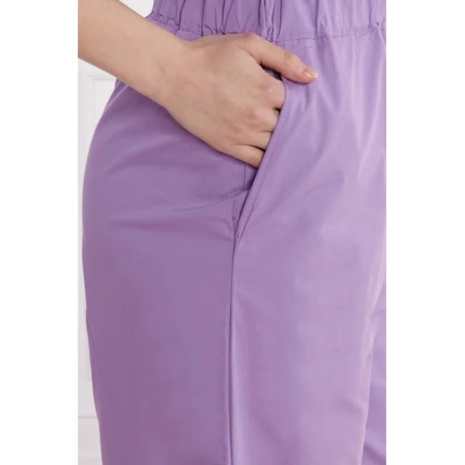 Fioletowe spodnie damskie Max & Co. retro 