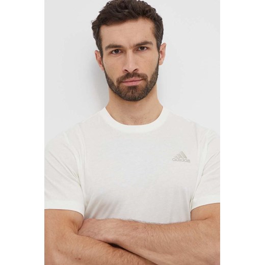 T-shirt męski Adidas z bawełny z krótkimi rękawami 