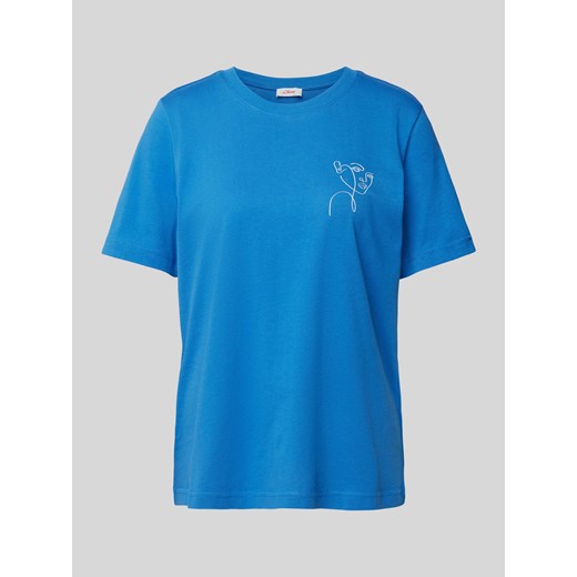 T-shirt z nadrukowanym motywem ze sklepu Peek&Cloppenburg  w kategorii Bluzki damskie - zdjęcie 171020939