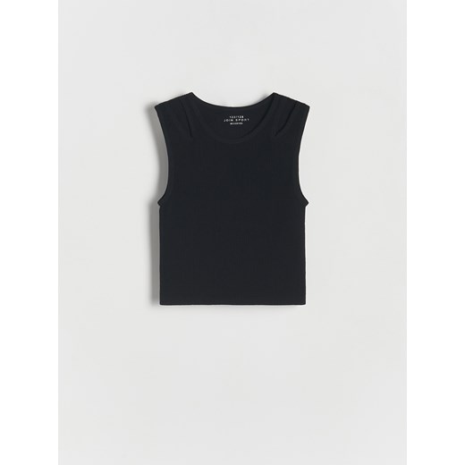 Reserved - Top z wycięciami - czarny ze sklepu Reserved w kategorii Bluzki dziewczęce - zdjęcie 171023079