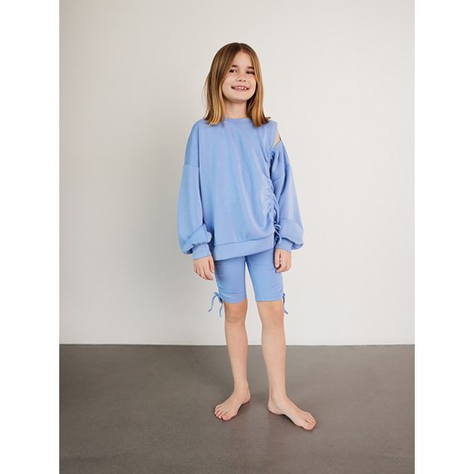 Reserved - Bluza ze ściągaczem - niebieski ze sklepu Reserved w kategorii Bluzy dziewczęce - zdjęcie 171023108