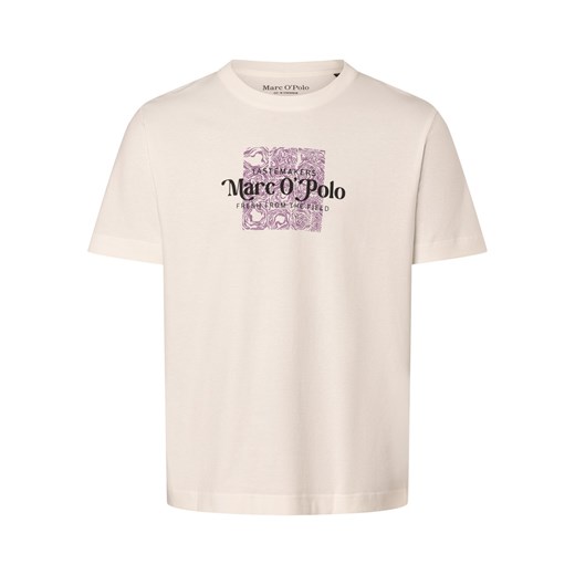 Marc O'Polo Koszulka męska Mężczyźni Bawełna biały nadruk ze sklepu vangraaf w kategorii T-shirty męskie - zdjęcie 171023369