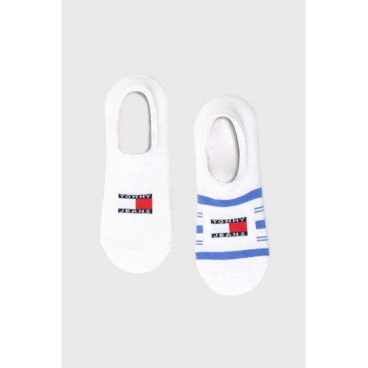 Tommy Hilfiger skarpetki 2-pack kolor biały Tommy Hilfiger 43/46 ANSWEAR.com