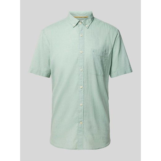 Koszula casualowa o kroju regular fit z fakturowanym wzorem ze sklepu Peek&Cloppenburg  w kategorii Koszule męskie - zdjęcie 171024769