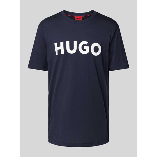T-shirt z napisem z logo model ‘DULIVIO’ ze sklepu Peek&Cloppenburg  w kategorii T-shirty męskie - zdjęcie 171024805