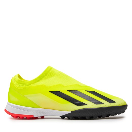 Buty adidas X Crazyfast League Laceless Turf Boots IF0686 Żółty ze sklepu eobuwie.pl w kategorii Buty sportowe dziecięce - zdjęcie 171027935