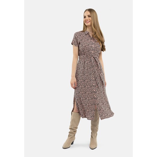 Długa sukienka szmizjerka G-ADELINE ze sklepu Volcano.pl w kategorii Sukienki - zdjęcie 171029589