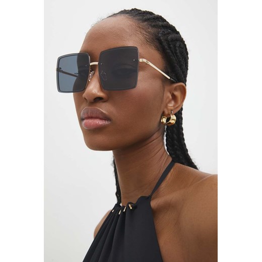 Answear Lab okulary przeciwsłoneczne damskie kolor czarny ze sklepu ANSWEAR.com w kategorii Okulary przeciwsłoneczne damskie - zdjęcie 171030248