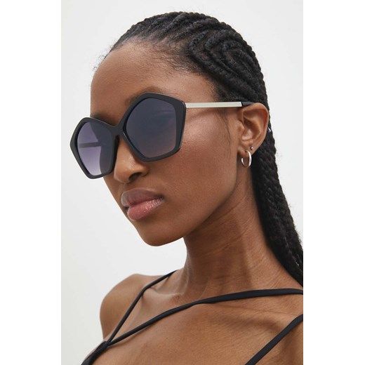 Answear Lab okulary przeciwsłoneczne damskie kolor czarny ze sklepu ANSWEAR.com w kategorii Okulary przeciwsłoneczne damskie - zdjęcie 171030266