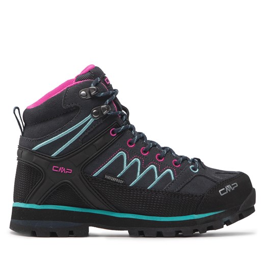 Trekkingi CMP Moon Mid Wmn Trekking Shoe Wp 31Q4796 Antracite/Acqua 33UL 39 okazja eobuwie.pl