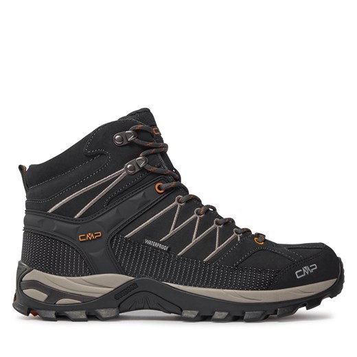Trekkingi CMP Rigel Mid Trekking Shoes Wp 3Q12947 Czarny ze sklepu eobuwie.pl w kategorii Buty trekkingowe męskie - zdjęcie 171031668