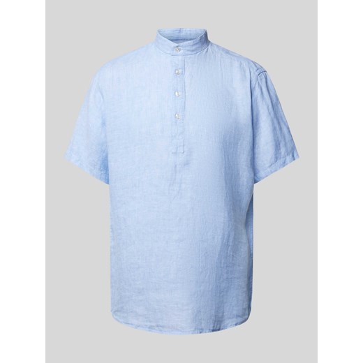 Koszula casualowa o kroju tailored fit z lnu model ‘HOBART’ ze sklepu Peek&Cloppenburg  w kategorii Koszule męskie - zdjęcie 171032147