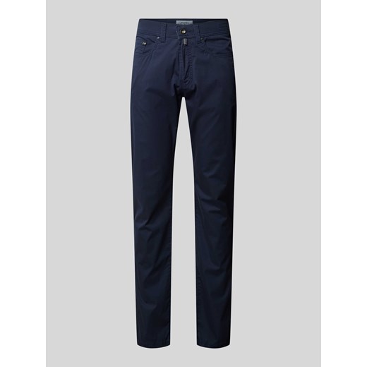 Spodnie o kroju tapered fit z 5 kieszeniami model ‘Lyon’ ze sklepu Peek&Cloppenburg  w kategorii Spodnie męskie - zdjęcie 171032219
