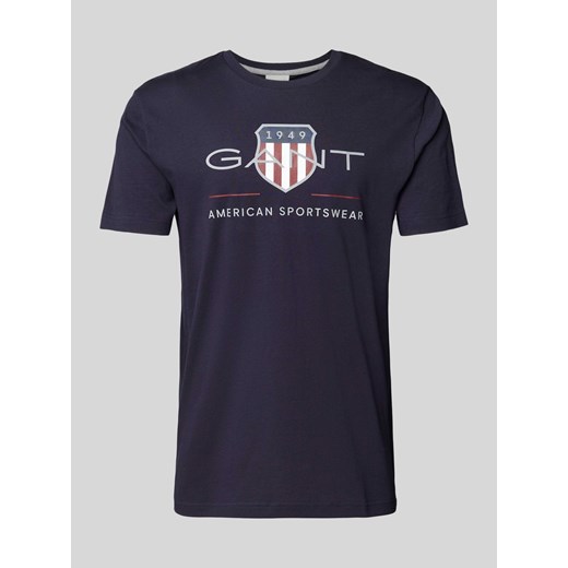 T-shirt z nadrukiem z logo model ‘ARCHIVE’ ze sklepu Peek&Cloppenburg  w kategorii T-shirty męskie - zdjęcie 171032226