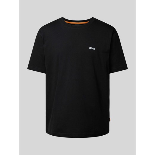 T-shirt z nadrukiem z logo model ‘Coral’ ze sklepu Peek&Cloppenburg  w kategorii T-shirty męskie - zdjęcie 171032245
