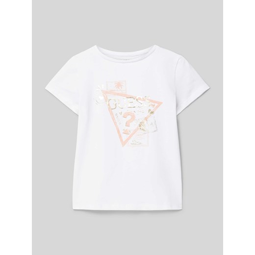 T-shirt z okrągłym dekoltem ze sklepu Peek&Cloppenburg  w kategorii Bluzki dziewczęce - zdjęcie 171032398