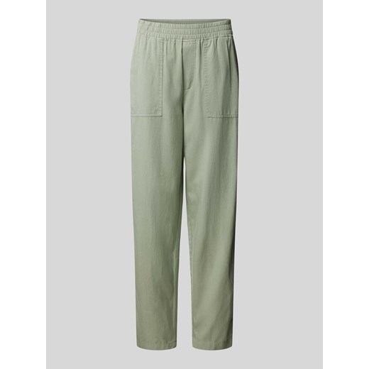 Spodnie z nakładanymi wpuszczanymi kieszeniami ze sklepu Peek&Cloppenburg  w kategorii Spodnie damskie - zdjęcie 171032399
