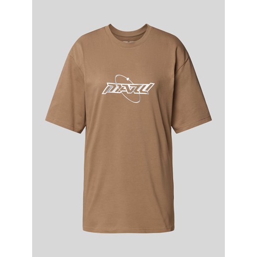 T-shirt z nadrukiem z logo — REVIEW x MATW ze sklepu Peek&Cloppenburg  w kategorii Bluzki damskie - zdjęcie 171032478