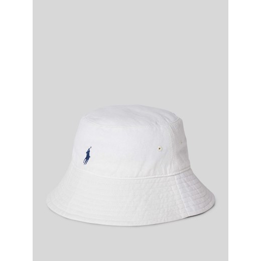Czapka typu bucket hat z lnu z detalem z logo ze sklepu Peek&Cloppenburg  w kategorii Kapelusze damskie - zdjęcie 171032706