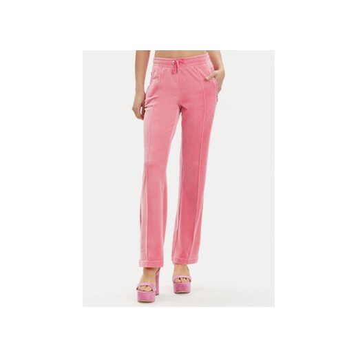 Juicy Couture Spodnie dresowe Tina JCAPW045 Różowy Regular Fit ze sklepu MODIVO w kategorii Spodnie damskie - zdjęcie 171036726