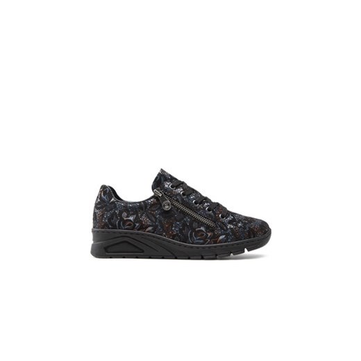 Rieker Sneakersy N3302-90 Czarny ze sklepu MODIVO w kategorii Buty sportowe damskie - zdjęcie 171037765