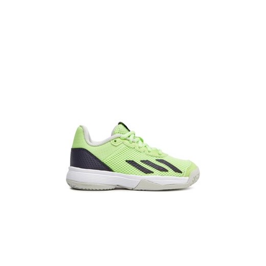 adidas Buty Courtflash Tennis IF0455 Zielony ze sklepu MODIVO w kategorii Buty sportowe dziecięce - zdjęcie 171038488