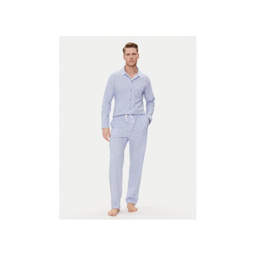 Polo Ralph Lauren Piżama 714931640001 Niebieski Regular Fit ze sklepu MODIVO w kategorii Piżamy męskie - zdjęcie 171038978