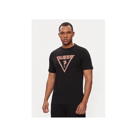 Guess T-Shirt Queencie Z4GI09 J1314 Czarny Slim Fit ze sklepu MODIVO w kategorii T-shirty męskie - zdjęcie 171039097