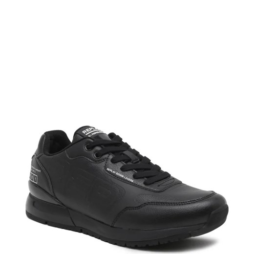 Buty sportowe męskie Replay z tworzywa sztucznego sznurowane