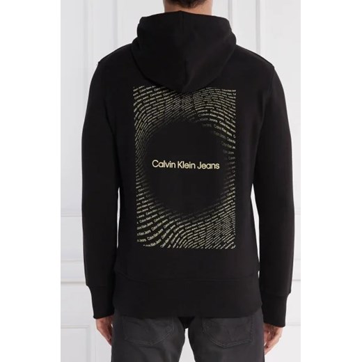 CALVIN KLEIN JEANS Bluza SQUARE FREQUENCY LOGO | Comfort fit M okazyjna cena Gomez Fashion Store
