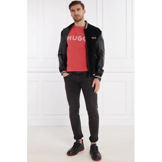 HUGO T-shirt Drochet | Regular Fit M wyprzedaż Gomez Fashion Store