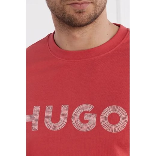 HUGO T-shirt Drochet | Regular Fit S okazja Gomez Fashion Store