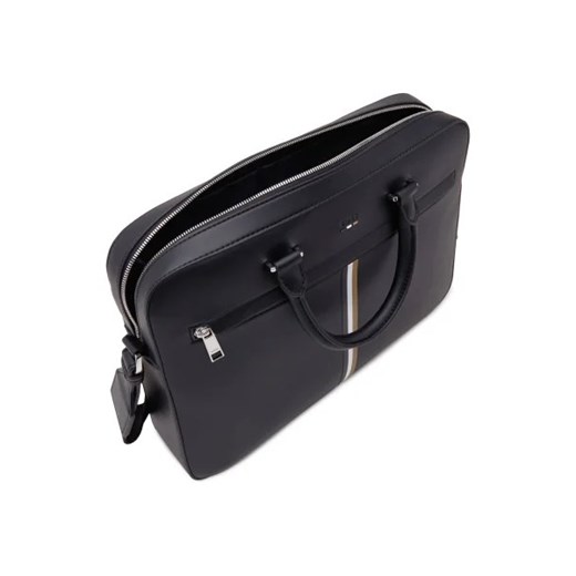 Torba na laptopa BOSS HUGO ze skóry ekologicznej 