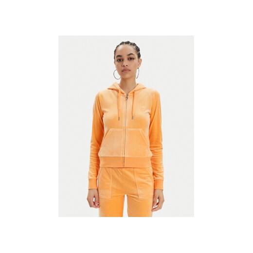 Juicy Couture Bluza Robertson JCAP176 Pomarańczowy Slim Fit ze sklepu MODIVO w kategorii Bluzy damskie - zdjęcie 171041928