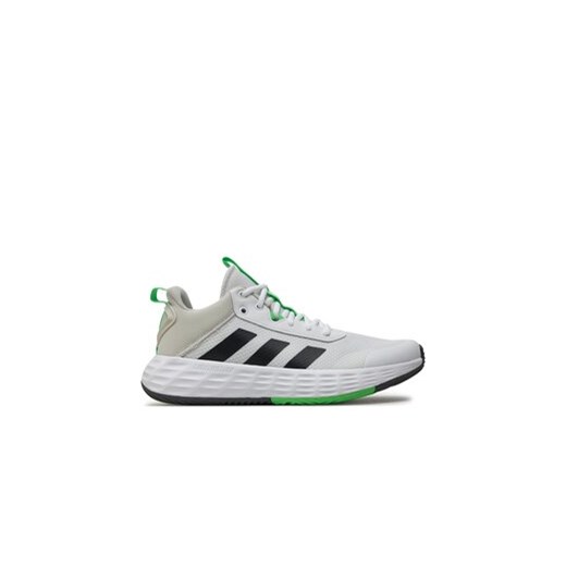 adidas Sneakersy Ownthegame IG6249 Biały ze sklepu MODIVO w kategorii Buty sportowe męskie - zdjęcie 171042088