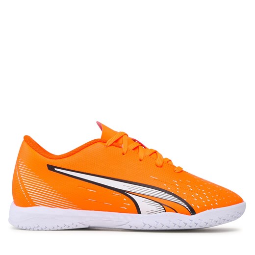 Buty Puma Ultra Play It Jr 107237 01 Orange/White/Blue ze sklepu eobuwie.pl w kategorii Buty sportowe dziecięce - zdjęcie 171043597