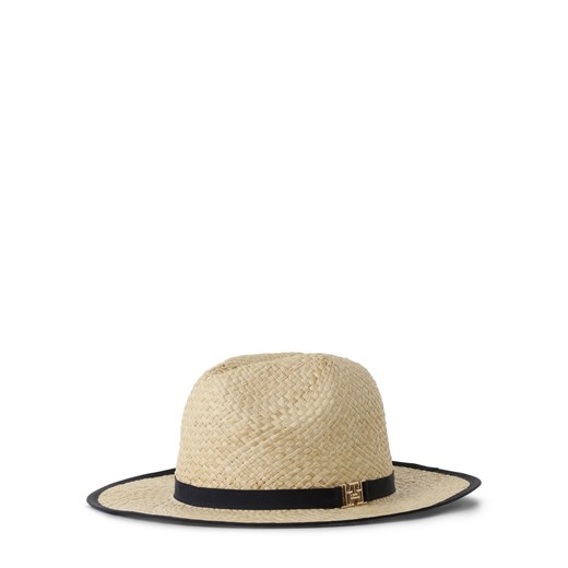 Tommy Hilfiger Damski kapelusz słomkowy Kobiety beżowy jednolity ze sklepu vangraaf w kategorii Kapelusze damskie - zdjęcie 171046607
