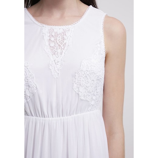 Vero Moda VMGRACE Długa sukienka bright white zalando  bez wzorów/nadruków