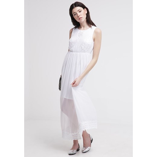 Vero Moda VMGRACE Długa sukienka bright white zalando  lekkie